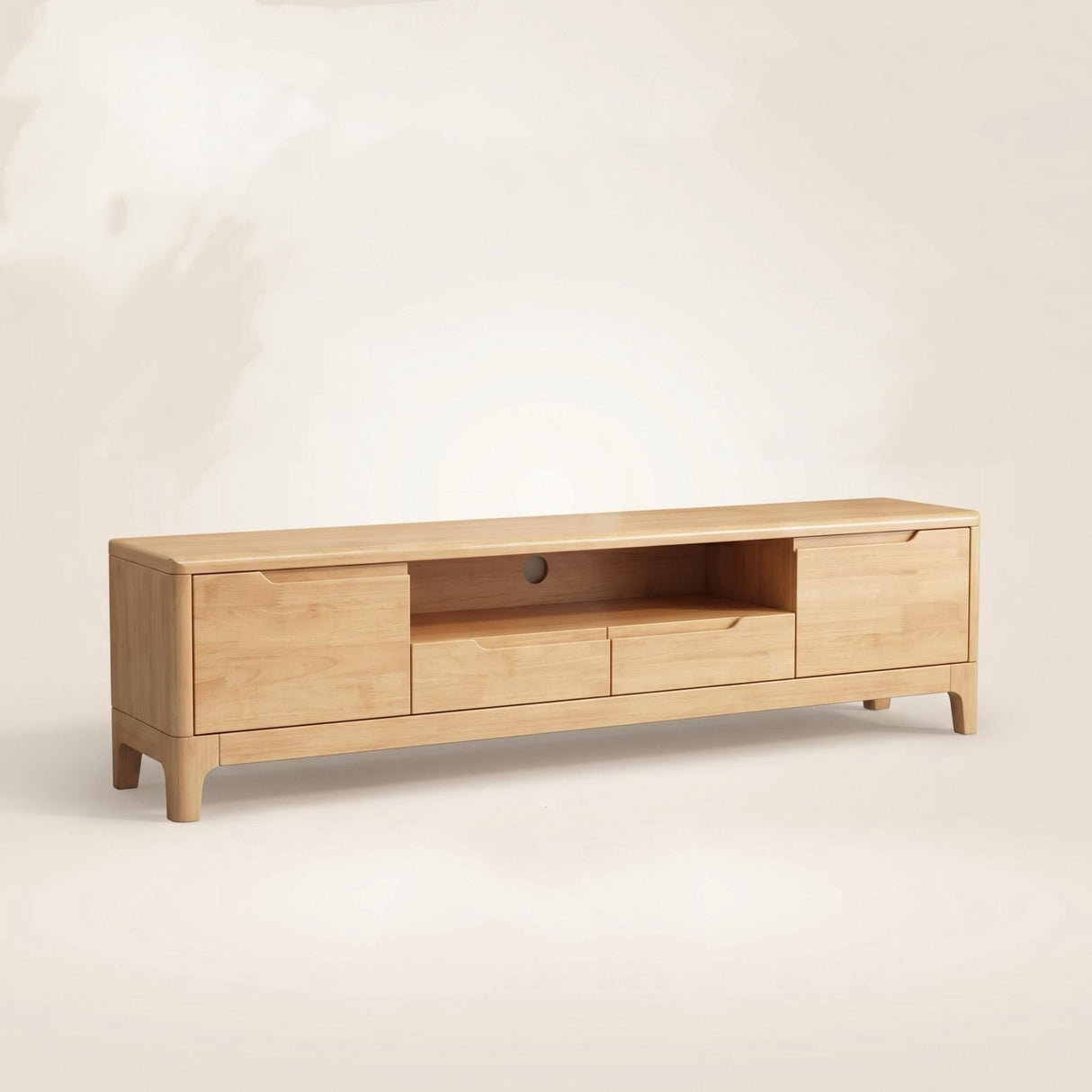 Rydal Solid Rubber Wood Tv Unit
