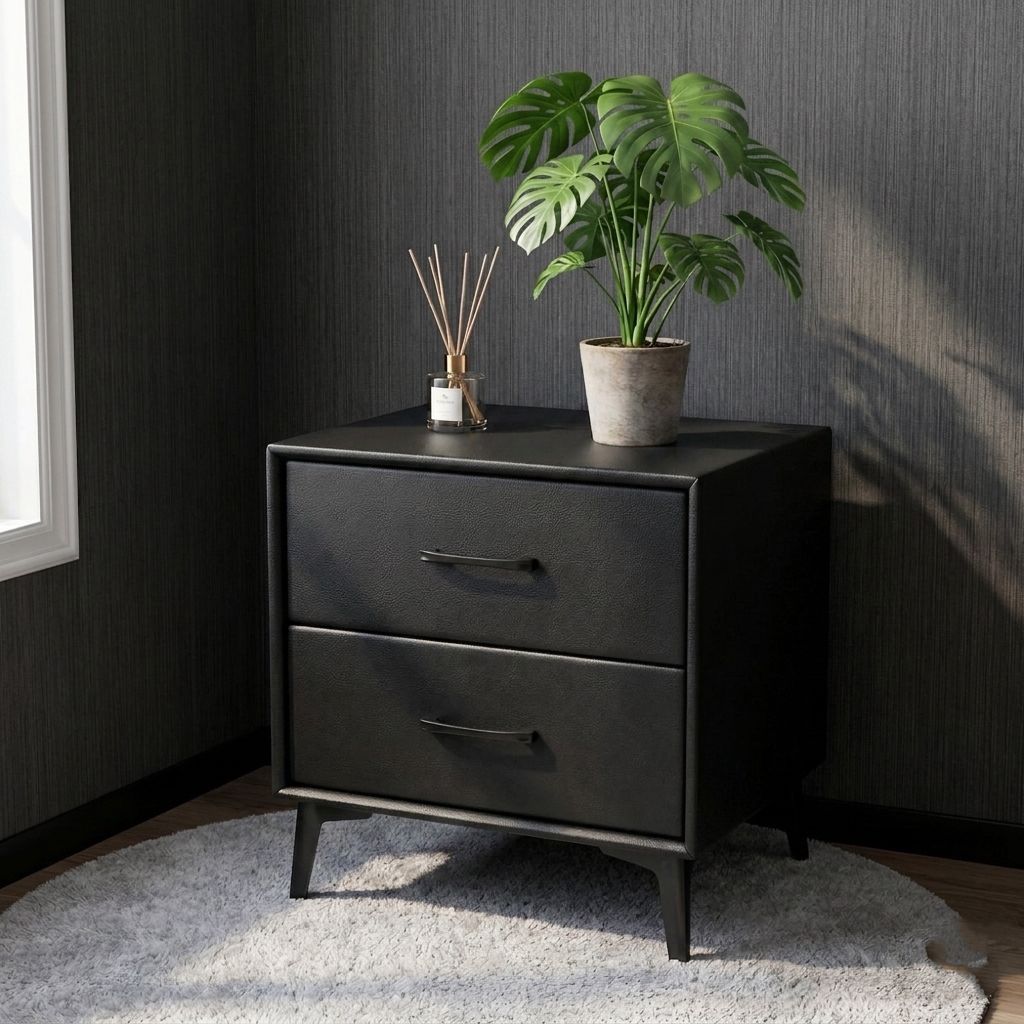 Peek Bedside Table Black