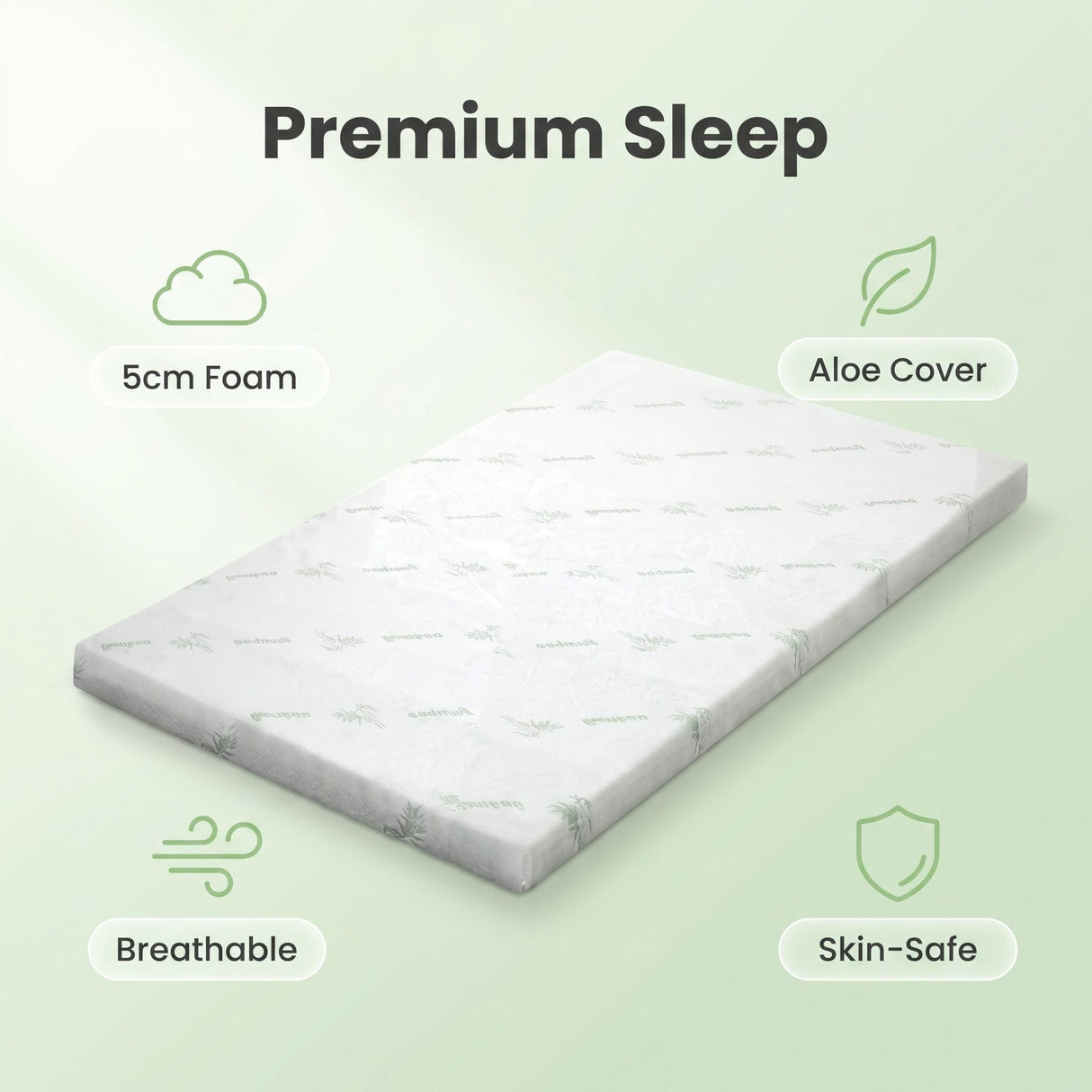 Memory Foam Topper Double