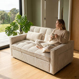 Fushion 2 Seater Sofa Bed Biege