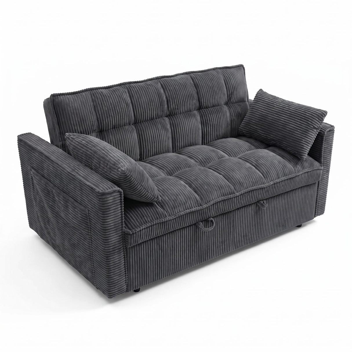 Fushion 2 Seater Sofa Bed Grey