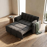 Fushion 2 Seater Sofa Bed Grey