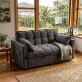 Fushion 2 Seater Sofa Bed Grey