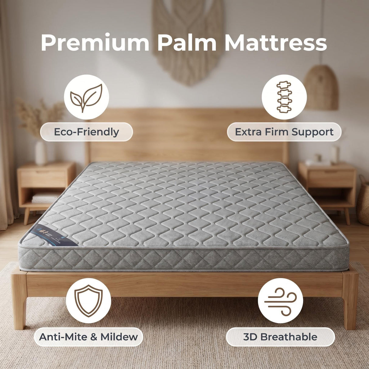 Sutton Coconut Fibre Mattress Queen