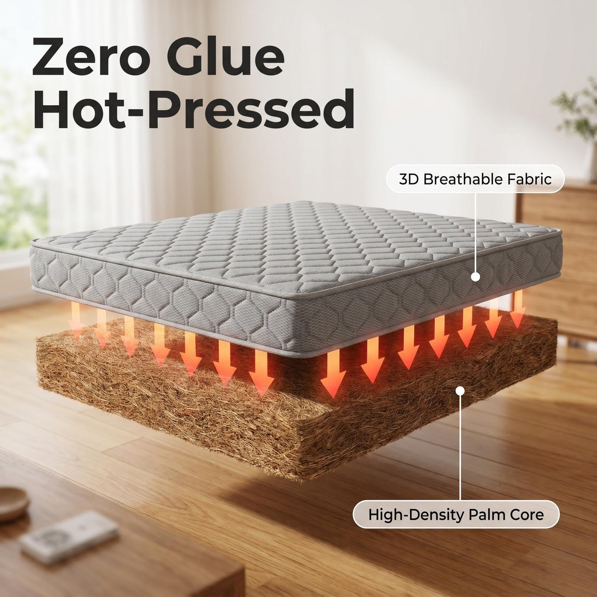 Sutton Coconut Fibre Mattress Queen
