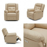 Volt Electric 1 Seater Recliner PVC Beige