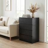 Elcoat Chest of 3+2 Drawers Black