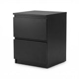 Sable Bedside Table Black