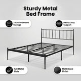 Sleight Metal Bedframe Double