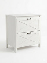 Arnbry File Cabinet White