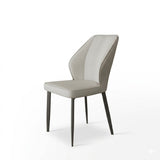 Swan PU Leather Chair Light Grey