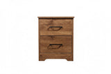 'Althea' Walnut Color BedSide Table