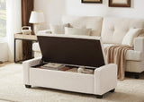 Warren Ottoman White