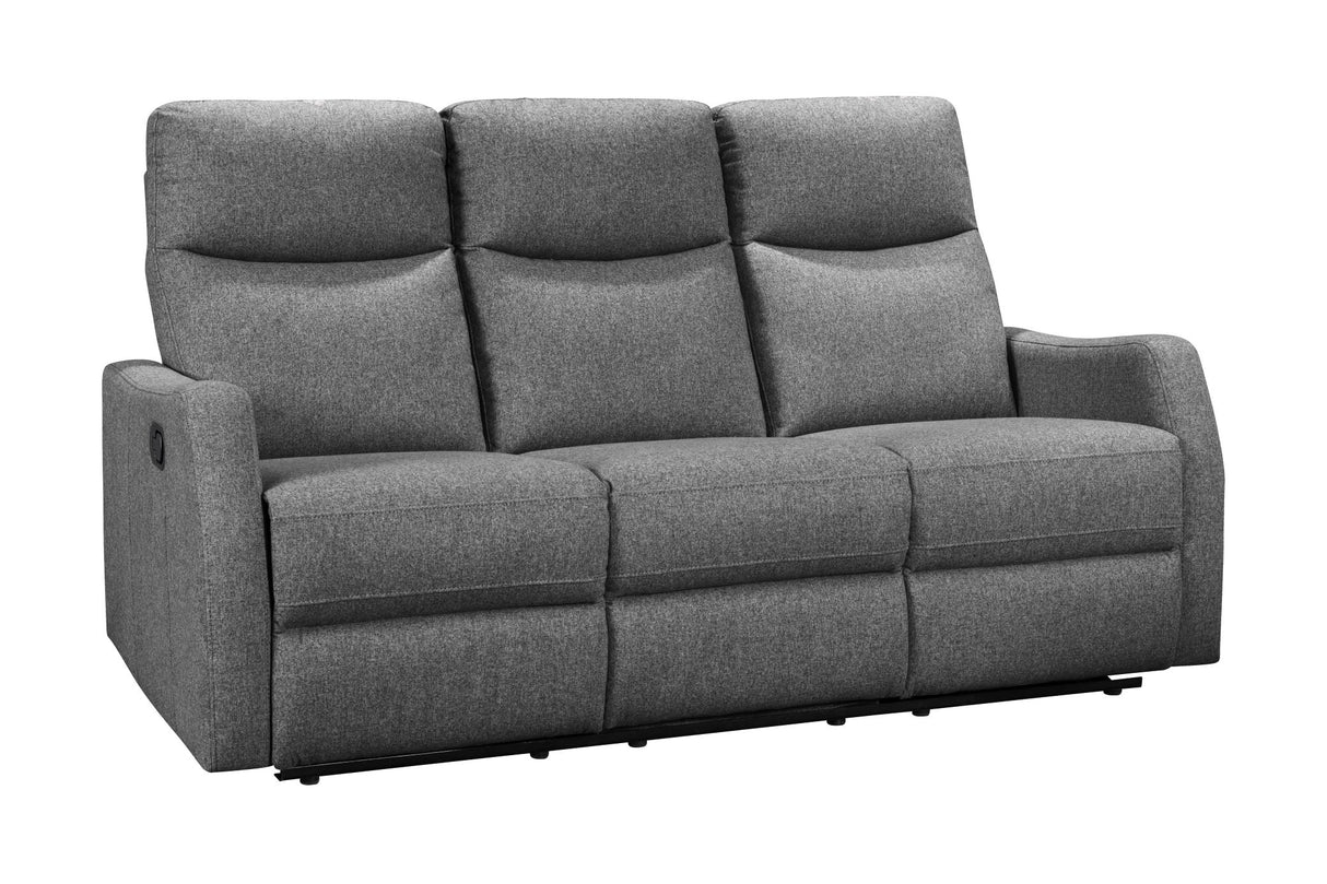 Brylee Dark Grey Recliner 3 Seater