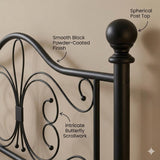 Butterfly Bed Frame Queen Black