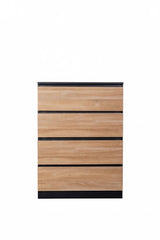Camie Chest of 4 Drawers Black