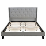 Cullwick Bed Frame Light Grey Queen