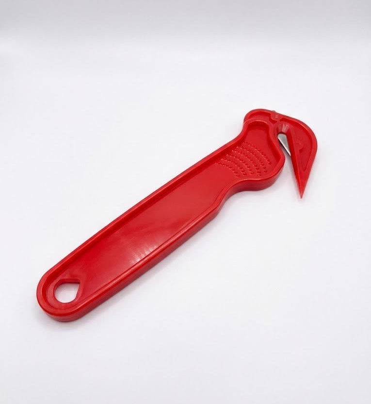 Red Enclose Safety Box Cutter