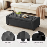 Warren Ottoman Deep Grey