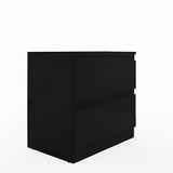 'Monaco' Black Bedside Table