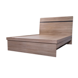 'Byron' Light Oak Bed frame with Storage King