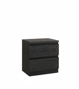 Elcoat Bedside Table Black