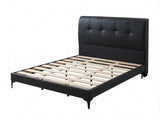 Maroa Leather Bedframe Superking Black