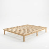 Aura Solid Pine Wood Bed Frame Double