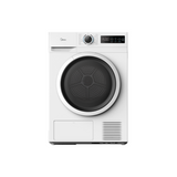 Midea White Laundry Combo - 8KG Wash Front Load Washing Machine + 8kg Heat Pump Dryer
