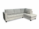 Ganley Modular Light Grey Right Chaise Lounge Suite