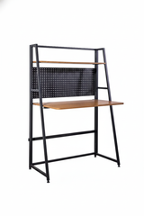 Garin desk with shelf Black Frame