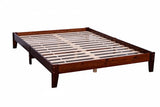 Hartland Solid Wood Bed Base King Single Walnut