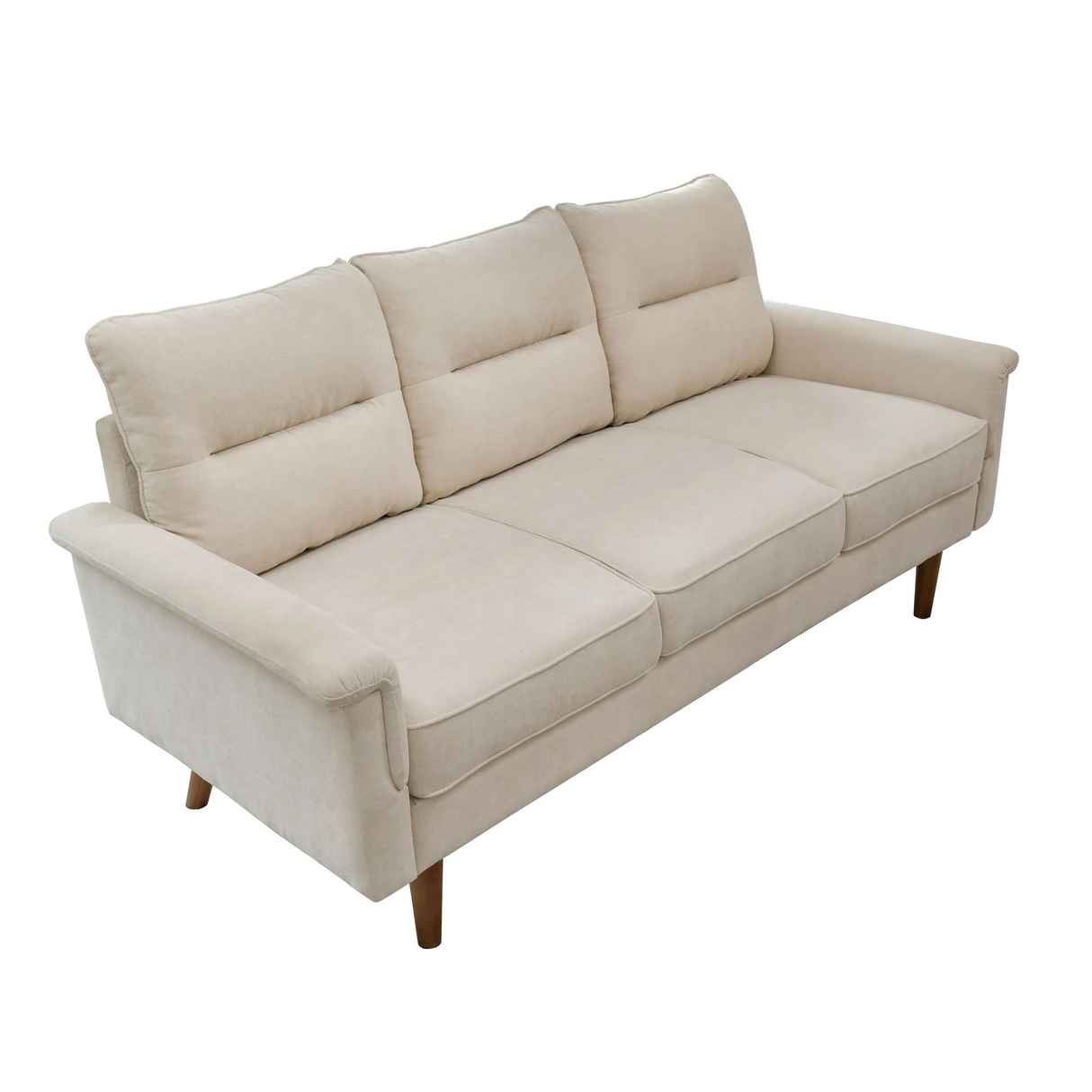 Solar 3 Seater Beige Sofa