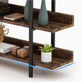 Urban Loft Bookshelf (Black Legs)