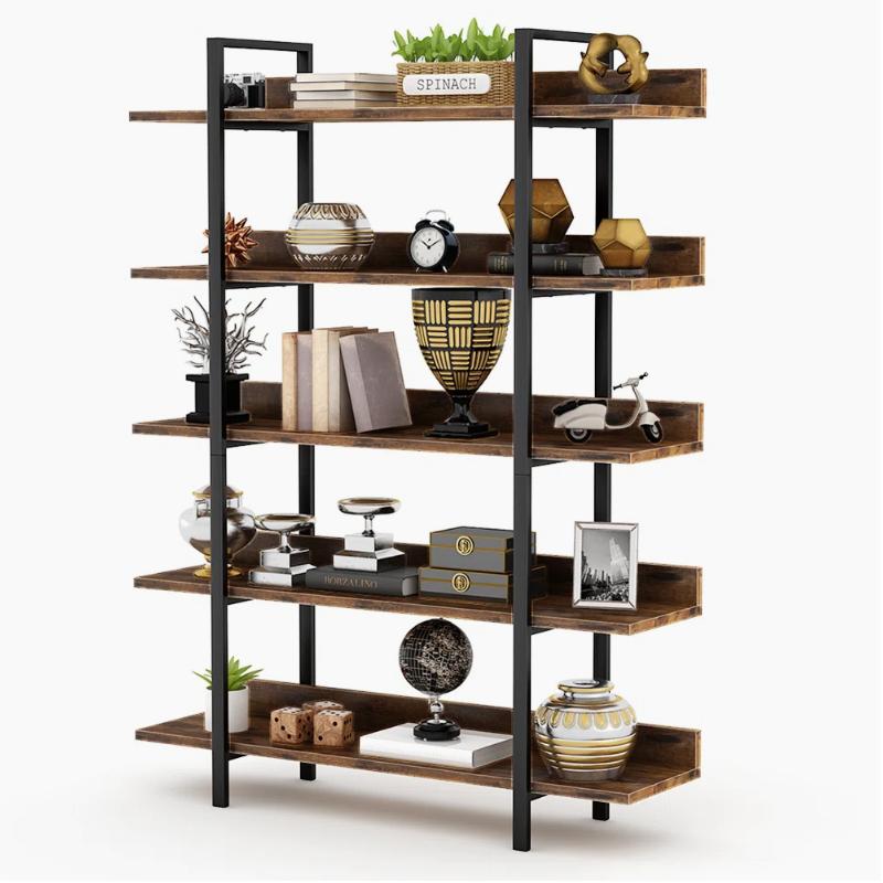 Urban Loft Bookshelf (Black Legs)