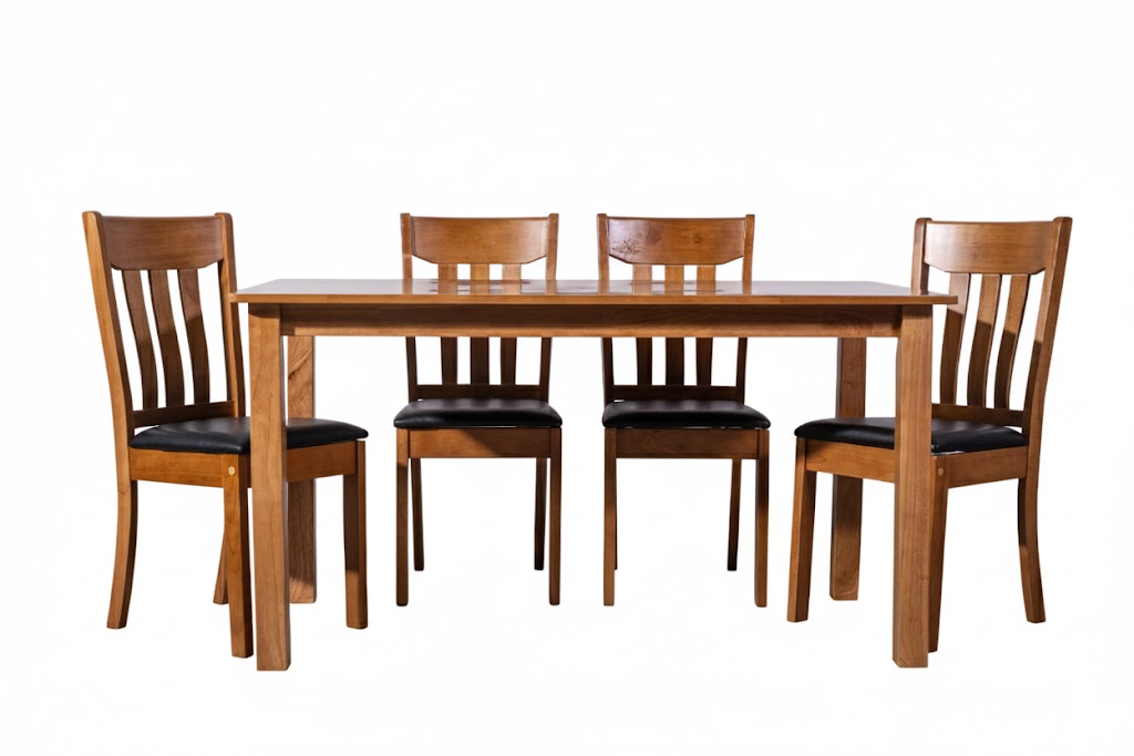 Kaido Dining Table Rubber Wood Light Oak