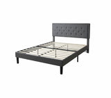 Miro Bed Fram Dark Grey Queen