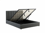 Nami Storage Bedframe Grey Double