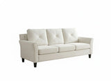 Neeve 3 Seater Sofa Velvet Cream
