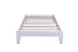 Hartland Solid Wood Bed Base White King Single