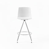 Ramsey Bar Stool With Chrome Legs