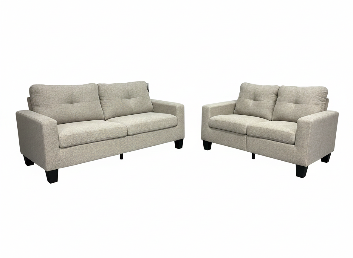 Tihi Sofa 2+3 Seaters light BrownSofa Set