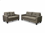 Tihi Sofa 2+3 Seaters Brown Sofa Set