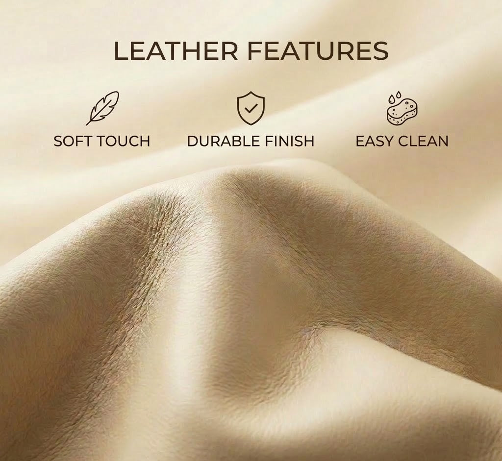 Cyril Recliner 3+2+1 Seater PVC Set Beige