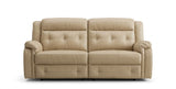 Volt Electric 2 Seater Recliner PVC Beige