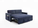 Vessev 2 Seater Sofa Bed Blue