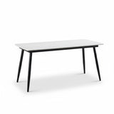 Wakefield Sintered Stone top Dining Table with Metal Legs