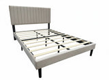Wyllie Bed Frame Light Grey Double