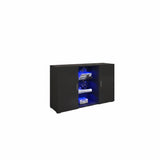 Zara Black RGB LED Lighting Side Stand