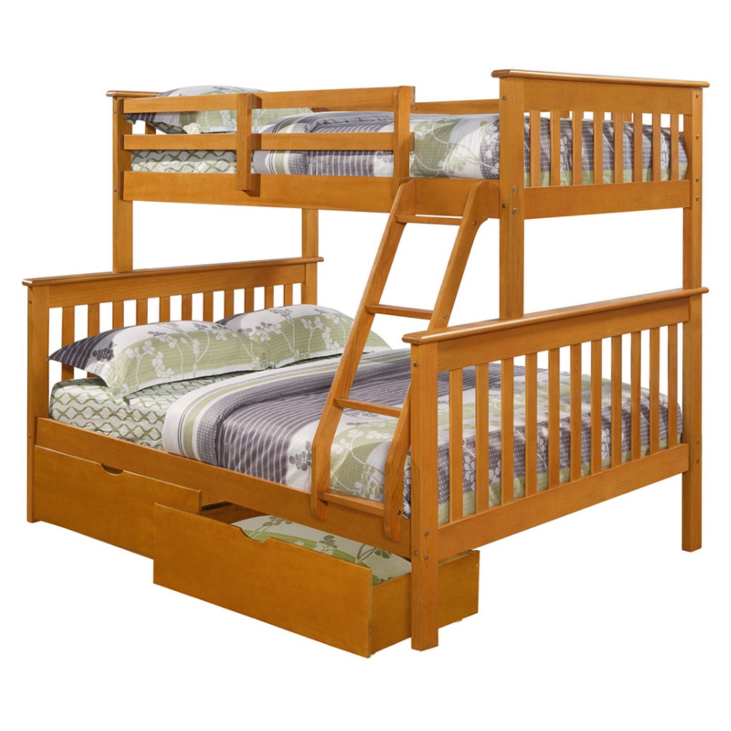 Torino Kids Bunk Bed Honey Single on Double
